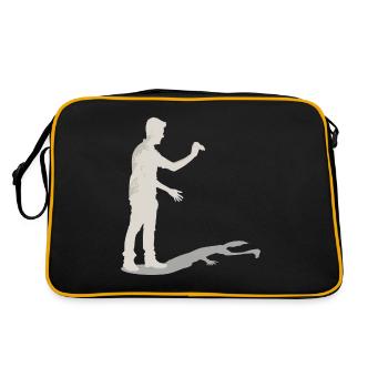 Hand Shadow Puppet Show Puppets - Retro Bag - black/gold - Back