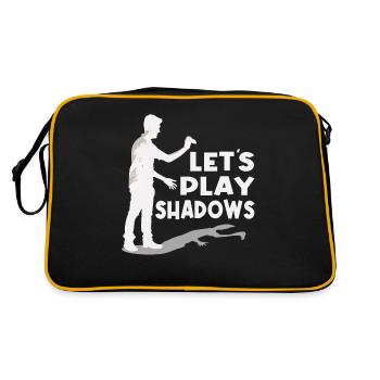 Hand Shadow Puppet Show Puppets - Retro Bag - black/gold - Back