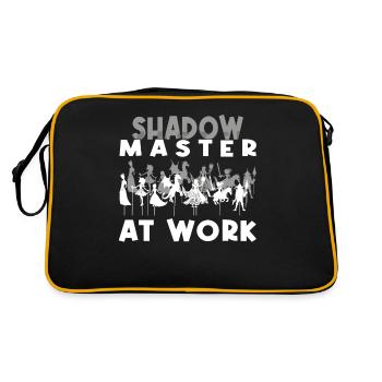 Hand Shadow Puppet Show Puppets - Retro Bag - black/gold - Back