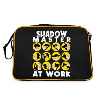 Hand Shadow Puppet Show Puppets - Retro Bag - black/gold - Back