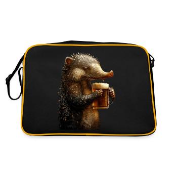 Fourmilier - Sac Retro - noir/or - Dos