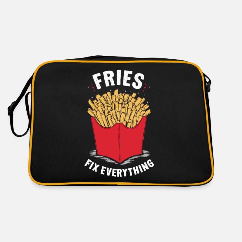Fries Fix Everything Retro Tasche