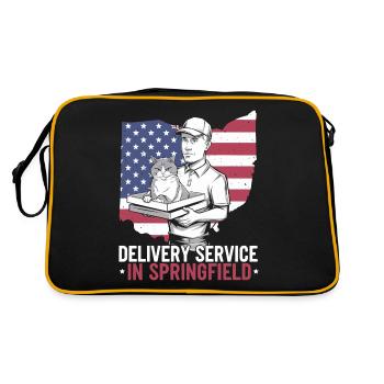 Service de livraison OH Débat  Harris Manger - Sac Retro - noir/or - Dos