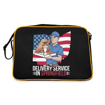 Service de livraison OH Débat  Harris Manger - Sac Retro - noir/or - Dos