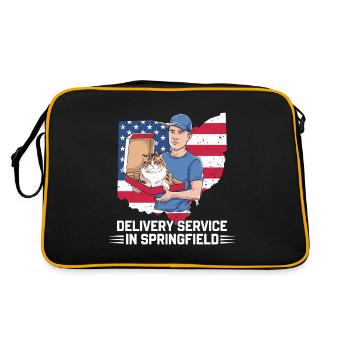 Service de livraison OH Débat  Harris Manger - Sac Retro - noir/or - Dos