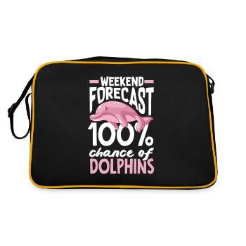 Weekend Prediction: 100% chance of dolphins - Retro Bag - black/gold - Back