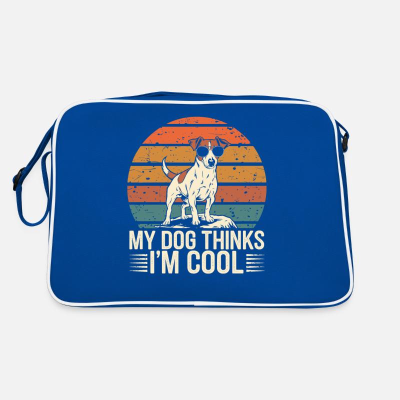 Jack Russell Terrier Besitzer Retro Tasche