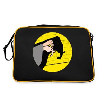 Hand Shadow Puppet Show Puppets - Retro Bag - black/gold - Back