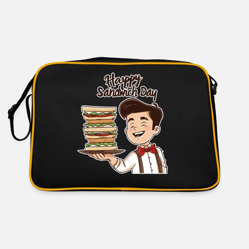 Sandwich Day Snack Celebration Sandwich Retro Tasche