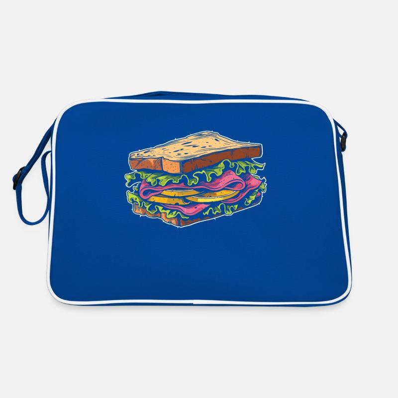 Sandwich Sandwich Snack Célébration Sac Retro