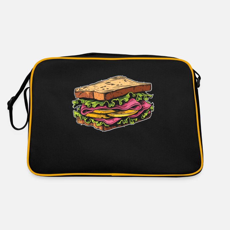 Sandwich Sandwich Snack Célébration Sac Retro