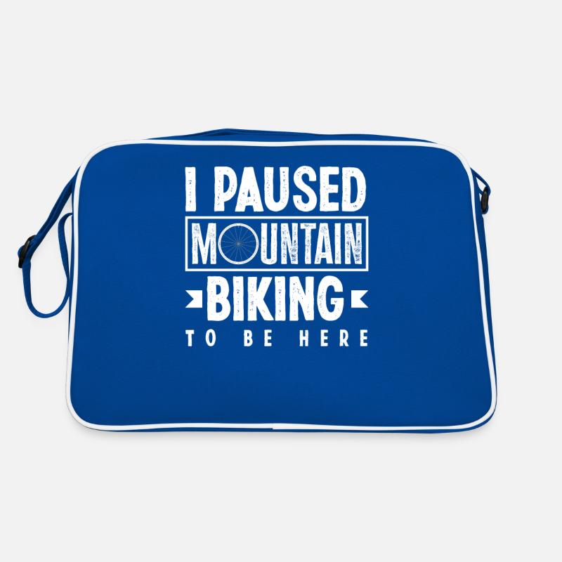 I interrupted mountain biking to get here Retro Bag