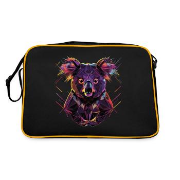 Koala - Sac Retro - noir/or - Dos