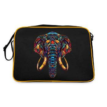 Mammut - Retro Tasche - Schwarz/Gold - Hinten