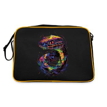 Serpent - Sac Retro - noir/or - Dos