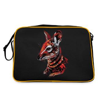 Tranquilizer Bomber - Retro Bag - black/gold - Back