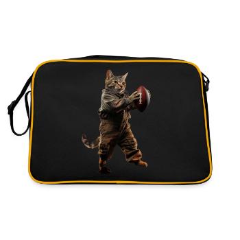 Chat - Sac Retro - noir/or - Dos