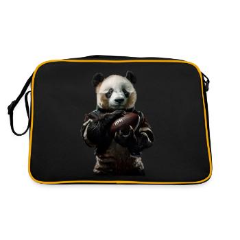 Panda - Sac Retro - noir/or - Dos