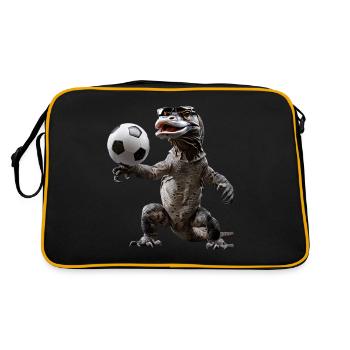 Dragon de Komodo - Sac Retro - noir/or - Dos
