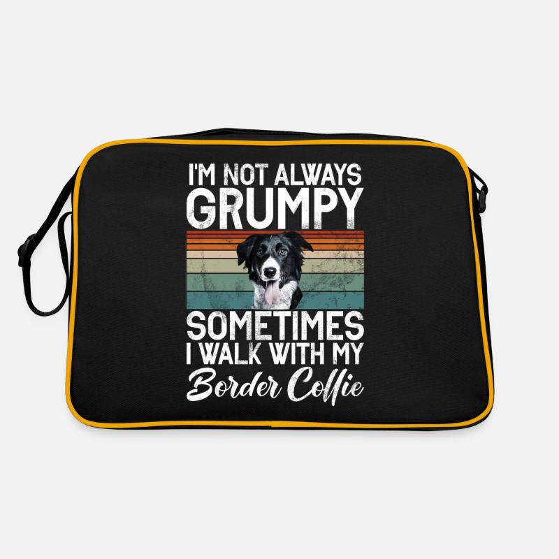 Cadeaux Border Collie Sac Retro