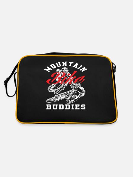 Mountain Bike Buddies Adventure - Sac Retro - noir/or - Dos