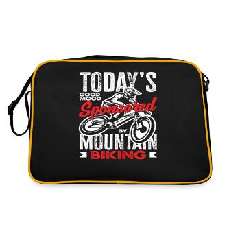 VTT Good Mood sponsorisé aujourd’hui - Sac Retro - noir/or - Dos
