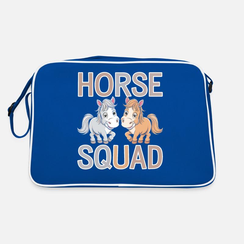 Groupes de chevaux Conception Horse Squad Sac Retro