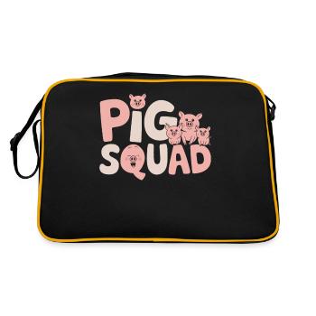 Pig Group Design Pig Holiday Farm - Retro Bag - black/gold - Back