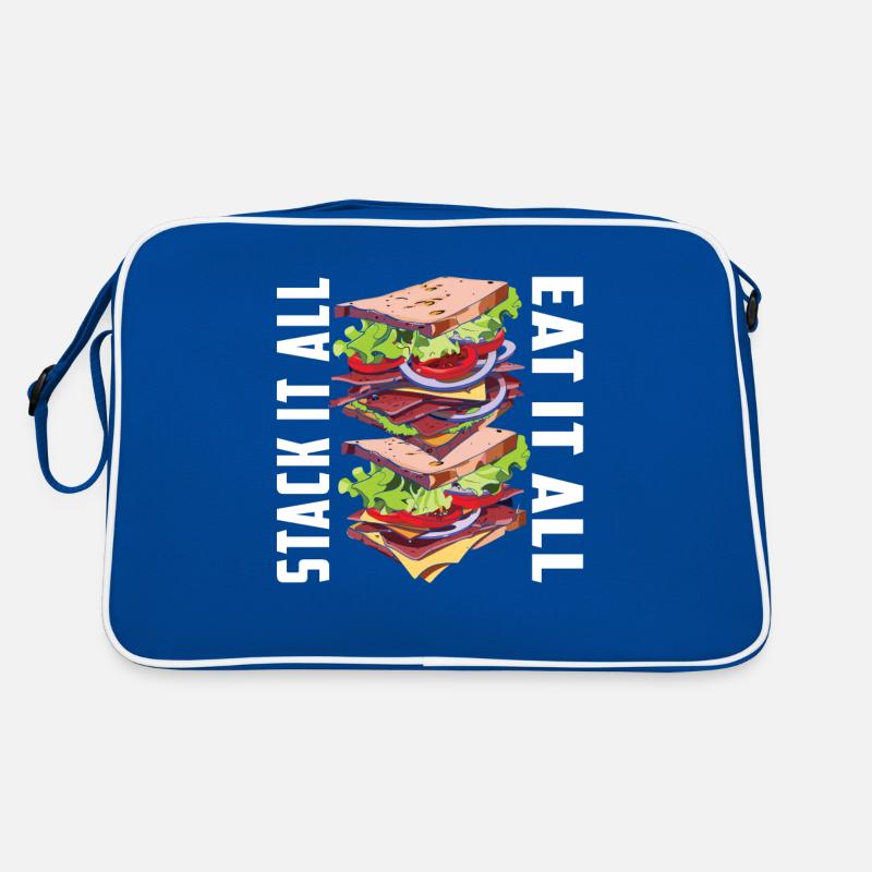 Sandwich Sandwich Snack Célébration Sac Retro