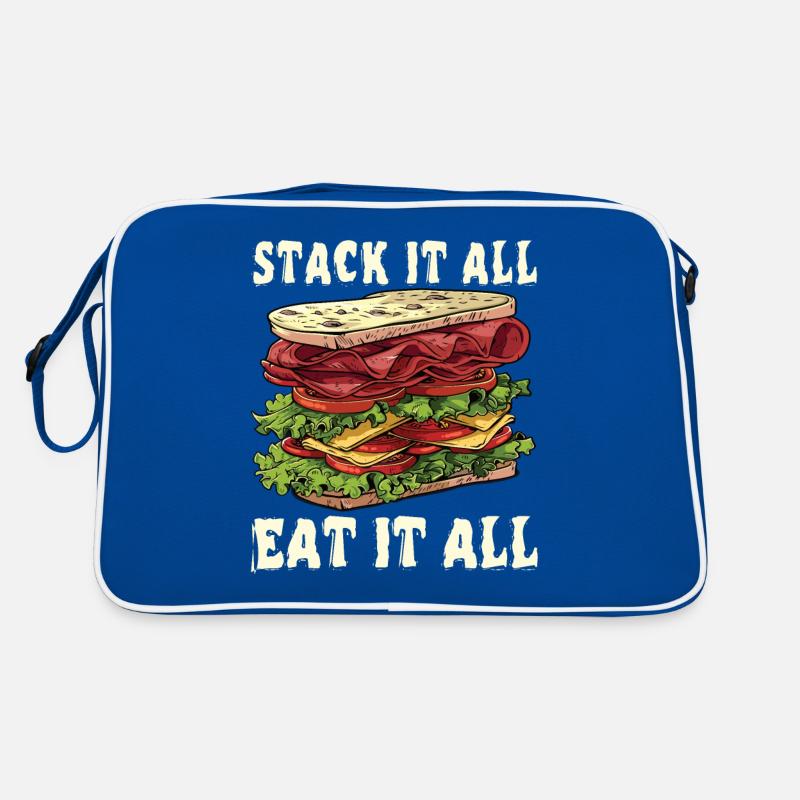 Sandwich Sandwich Snack Célébration Sac Retro