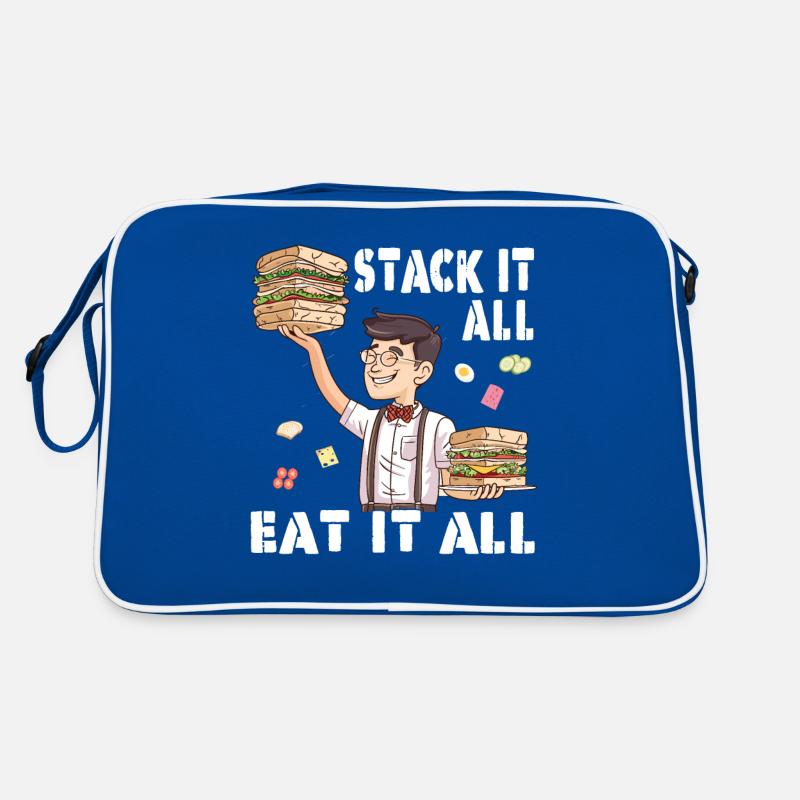 Sandwich Sandwich Snack Célébration Sac Retro