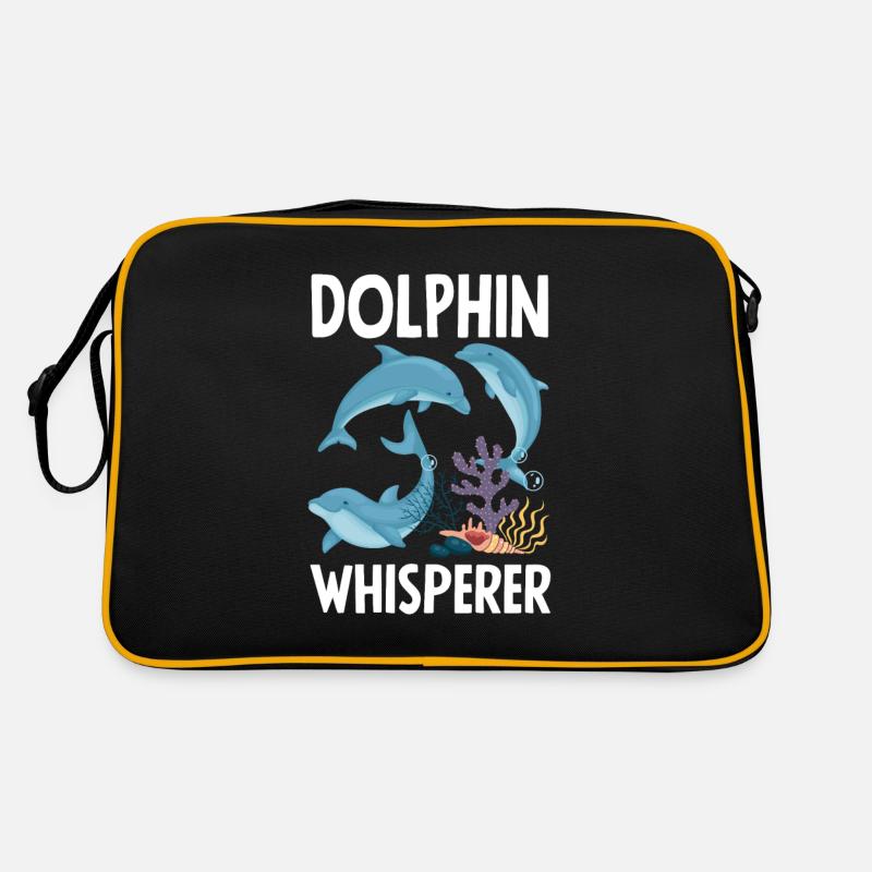 Dauphin Chuchoteur Amoureux des Dauphins Sac Retro