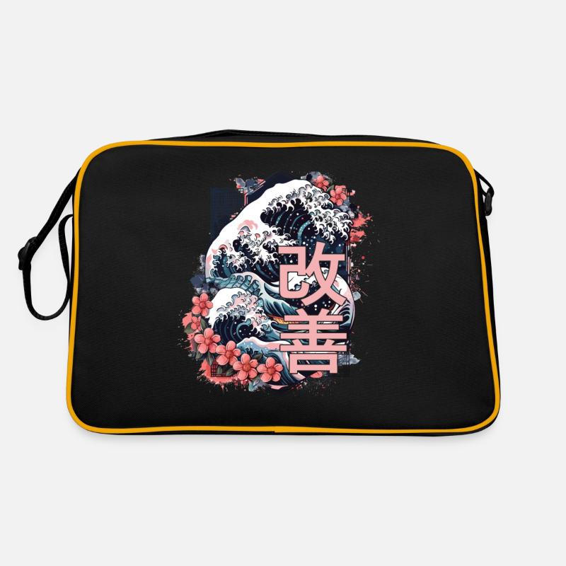 Hiragana Katakana Kaizen-methode Kaizen Retro Bag