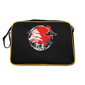 Hiragana Katakana Kaizen-methode Kaizen - Sac Retro - noir/or - Dos