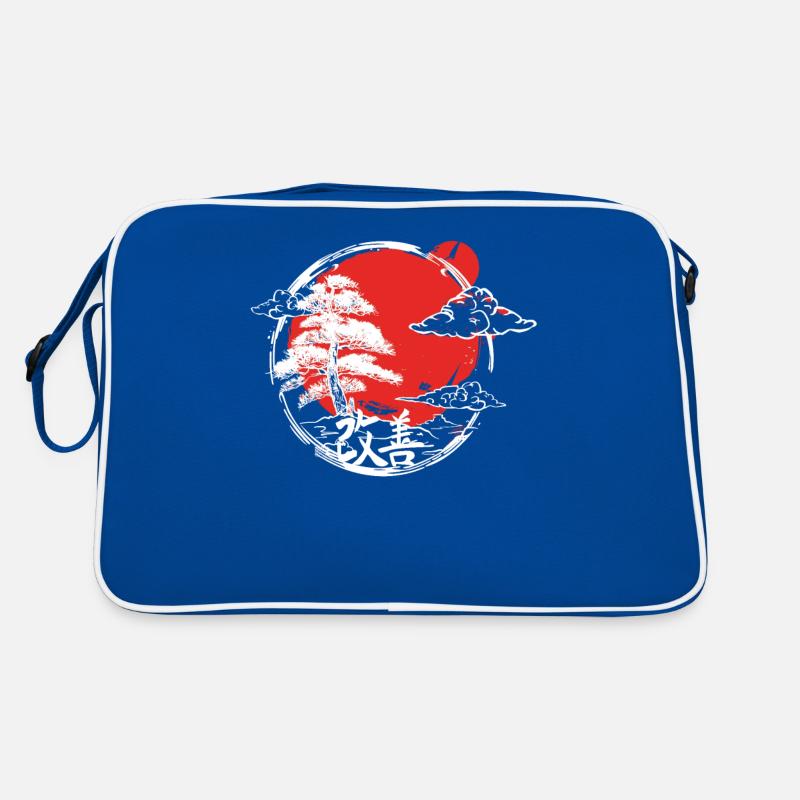 Hiragana Katakana Kaizen-methode Kaizen Retro Tasche