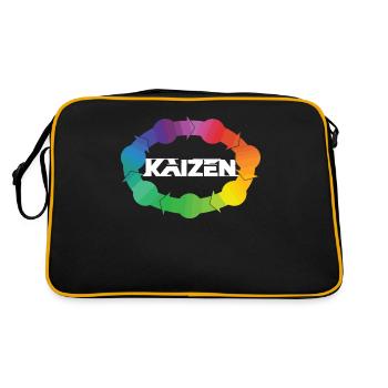Hiragana Katakana Kaizen-methode Kaizen - Sac Retro - noir/or - Dos