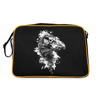 Dragon de Komodo - Sac Retro - noir/or - Dos