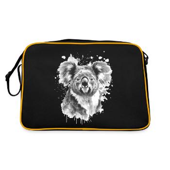 Koala - Sac Retro - noir/or - Dos