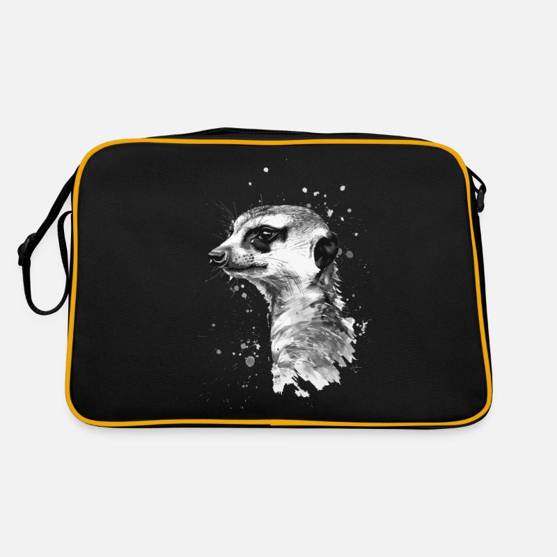 Erdmännchen Retro Tasche