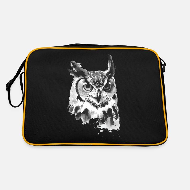 Eule Retro Tasche