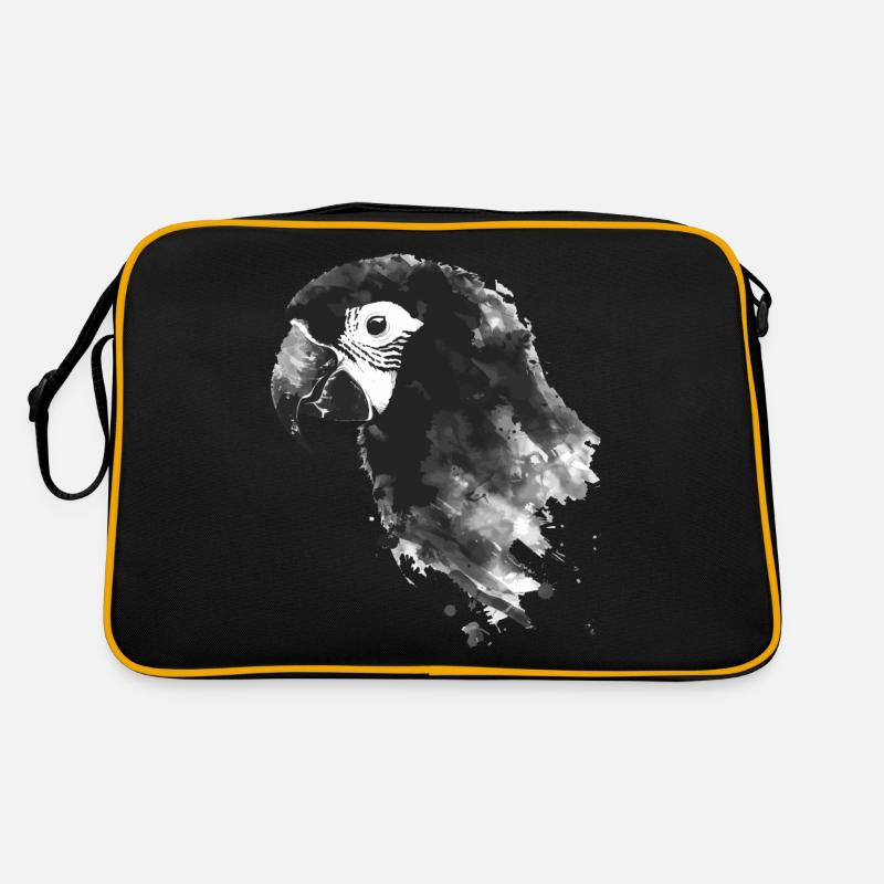 Perroquet - Sac Retro - noir/or