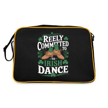 Danse Irlandaise Irischer Tanz - Sac Retro - noir/or - Dos