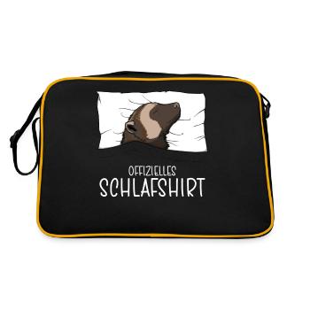 Official Sleeping Shirt Wolverine Bear Marten - Retro Bag - black/gold - Back
