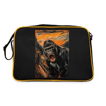Gorille - Sac Retro - noir/or - Dos