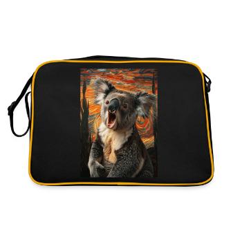 Koala - Sac Retro - noir/or - Dos