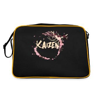 Hiragana Katakana Kaizen-methode Kaizen - Sac Retro - noir/or - Dos