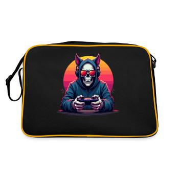 Lunettes de soleil et casques gamer skull en pop - Sac Retro - noir/or - Dos