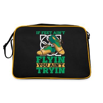 Danse Irlandaise Irischer Tanz - Sac Retro - noir/or - Dos