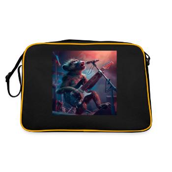 Baboon - Retro Bag - black/gold - Back