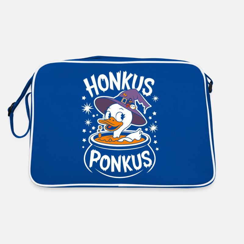 Honkus Ponkus Funny Duck Witch Halloween Magic Retro Tasche